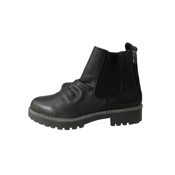 NWT Blowfish Malibu Black Vegan Leather Ankle Booties Size 11 - Picture 1 of 12